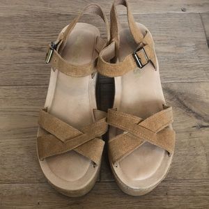 KORK-EASE SUEDE PLATFORMS